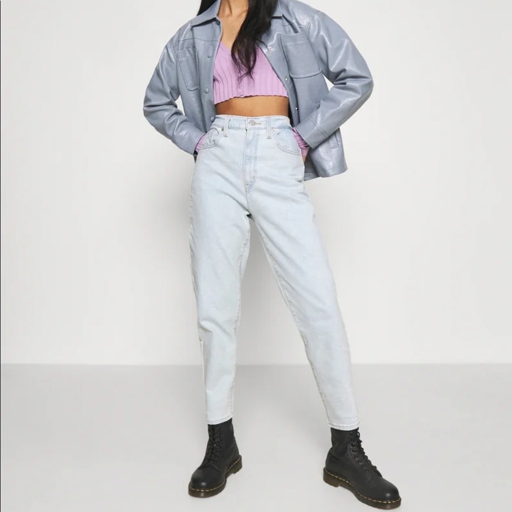 SALE! ⭐️ Levi’s High Waisted tapered leg jean light vintage - Picture 2 of 13